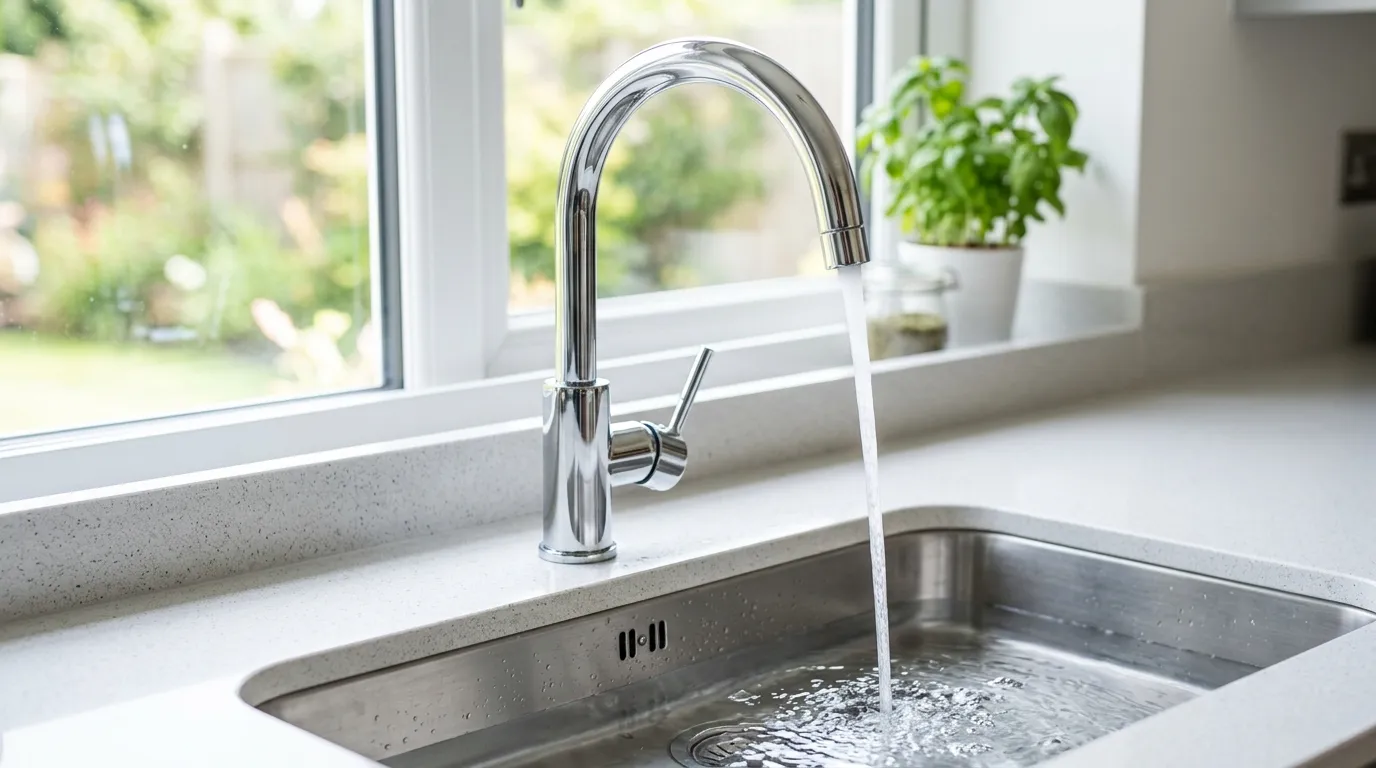Local Plumbing Master Pros same day plumber fixing a faucet in Island Walk, FL